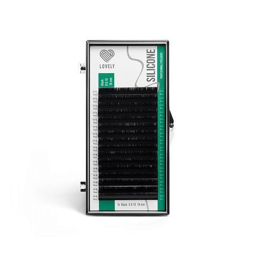 Eyelash extensions "Silicone" Lovely New - 16 lines - MIX